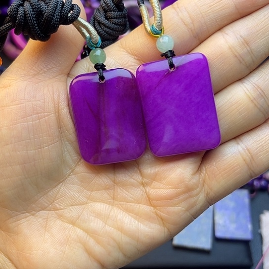 非金属无事牌冰丝绒紫