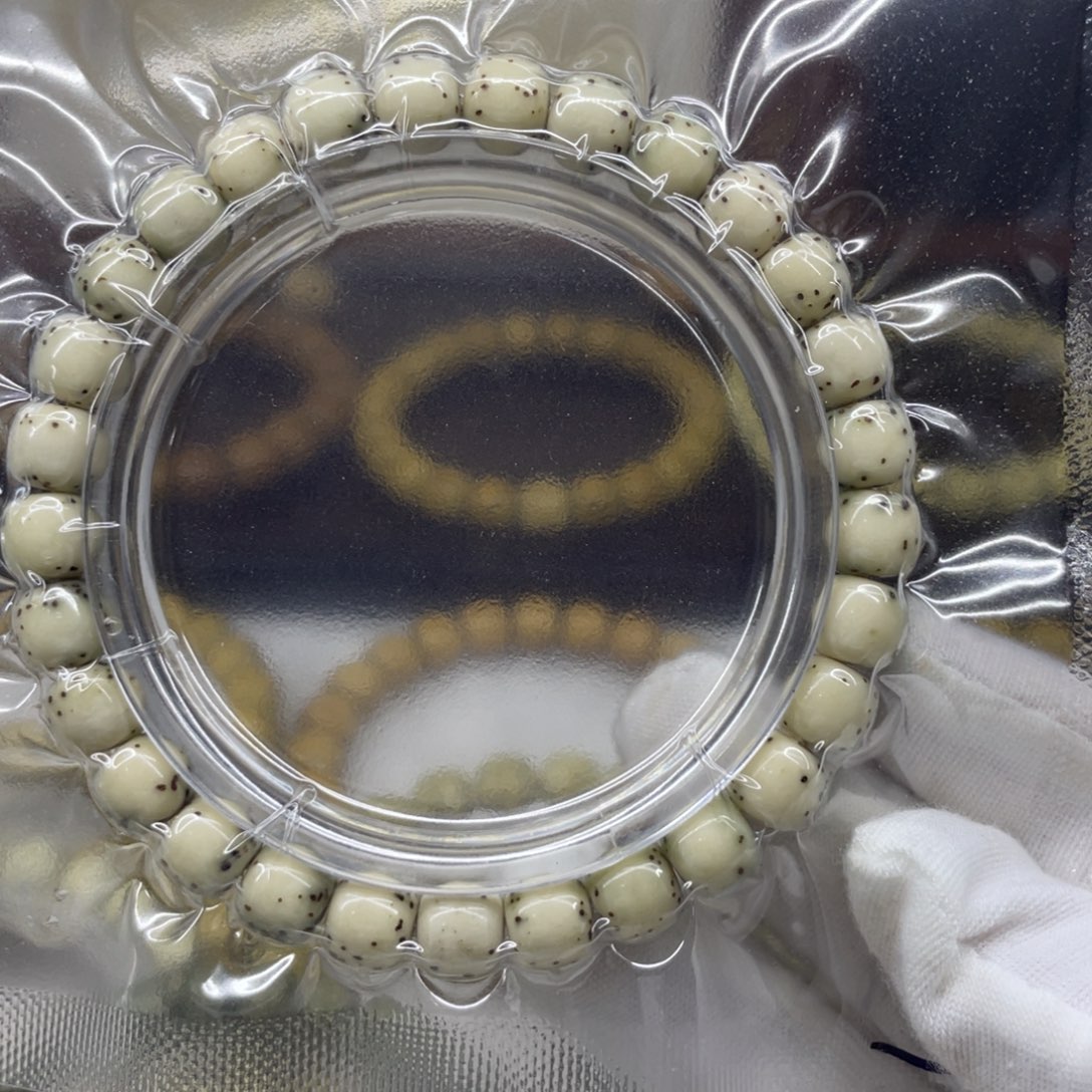 星月菩提手串半壁留白 双留白 