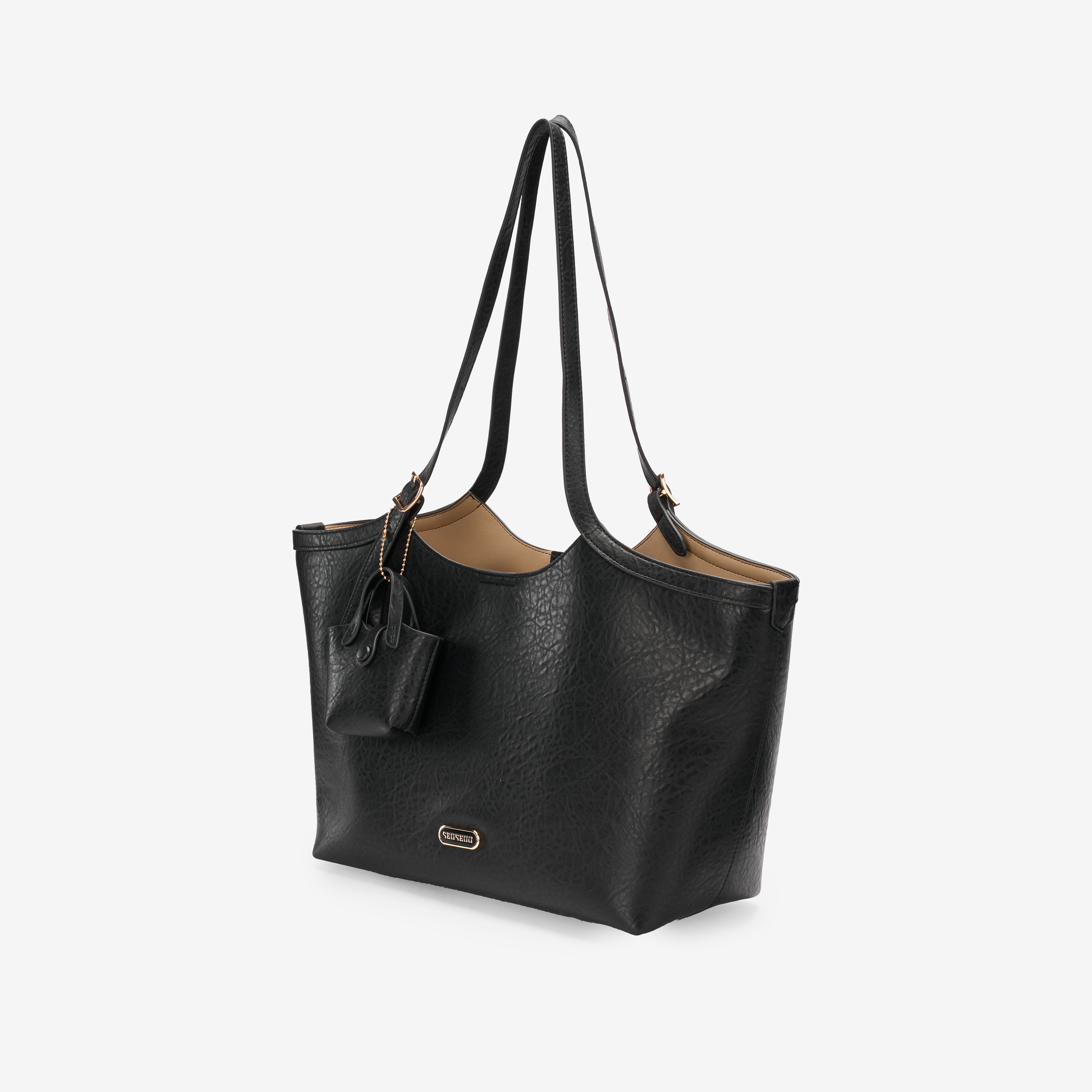 【秋季上新】双根ins风单肩包女士简约休闲通勤大袋鼠品牌女包