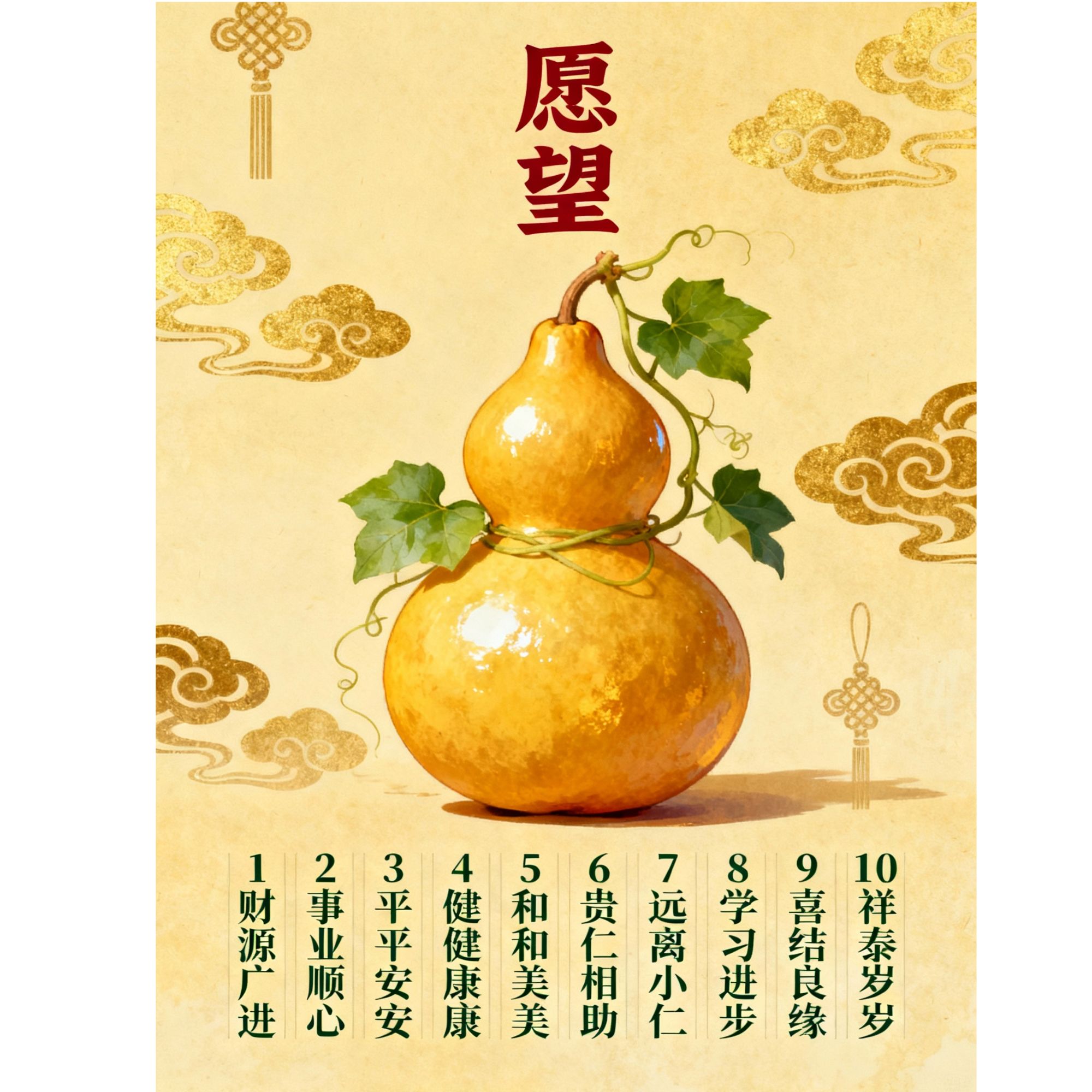 1 灵鼠献瑞【观里发】道系纳气葫芦高级定制（带手绘）