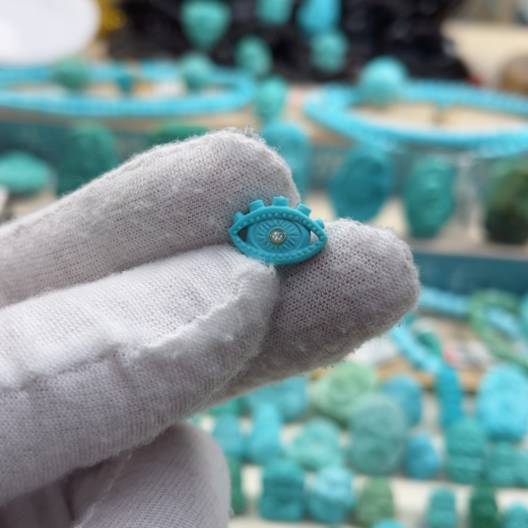 绿松石珠宝奇石未镶嵌