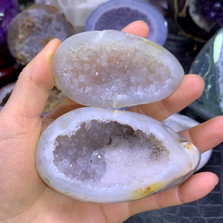 水晶特价彩晶盆未镶嵌