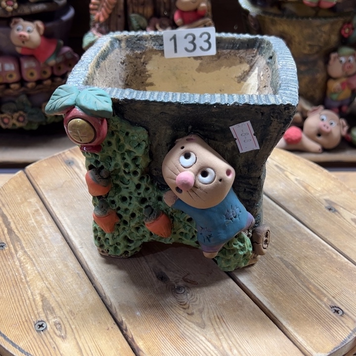 嘻哈多肉花盆百搭