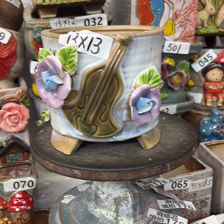 粗陶材质多肉花盆