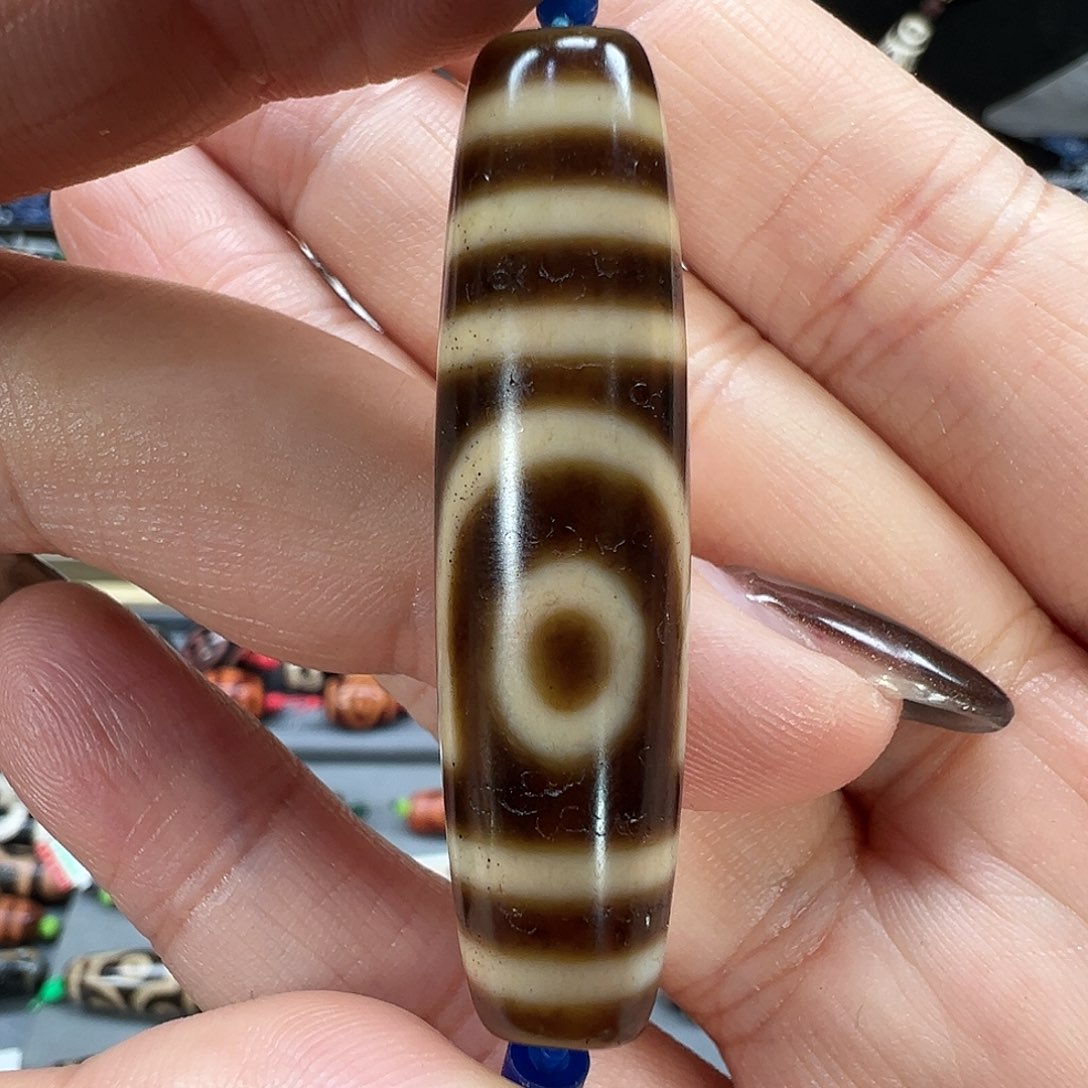 玛瑙/玉髓未镶嵌珠宝半成品上肯黑纱如意两眼