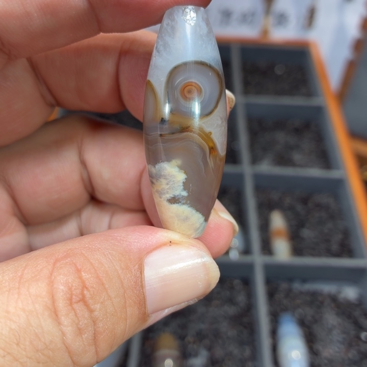 玛瑙/玉髓散珠_HEIMORI 天然天珠