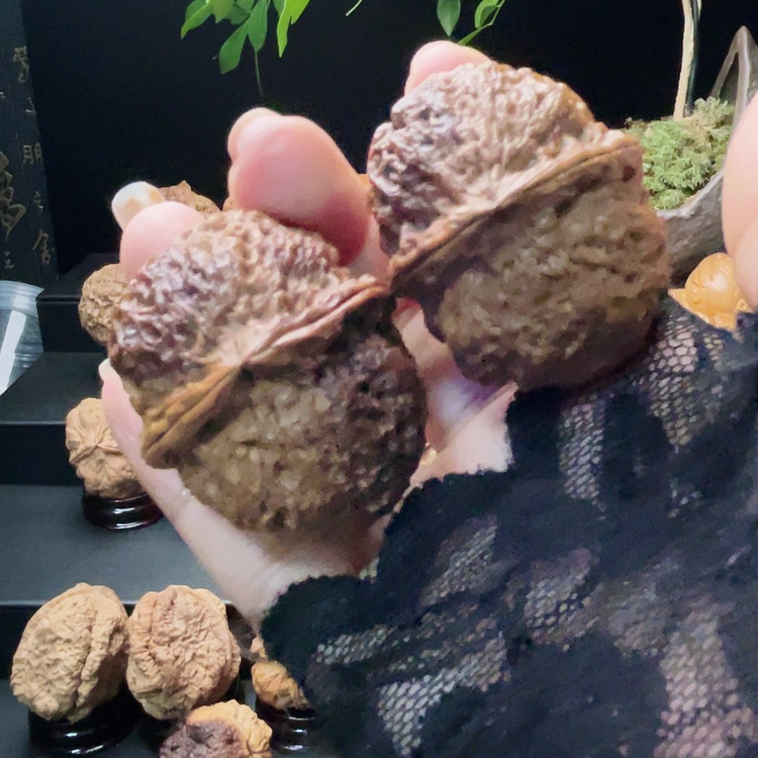 把件文玩核桃46尺元宝……