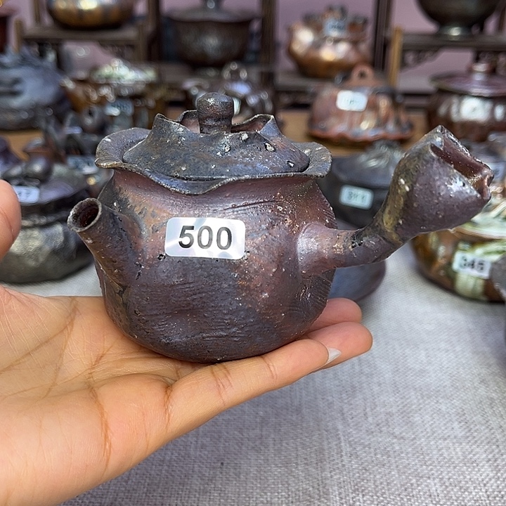 裸柴烧陶瓷手工茶器