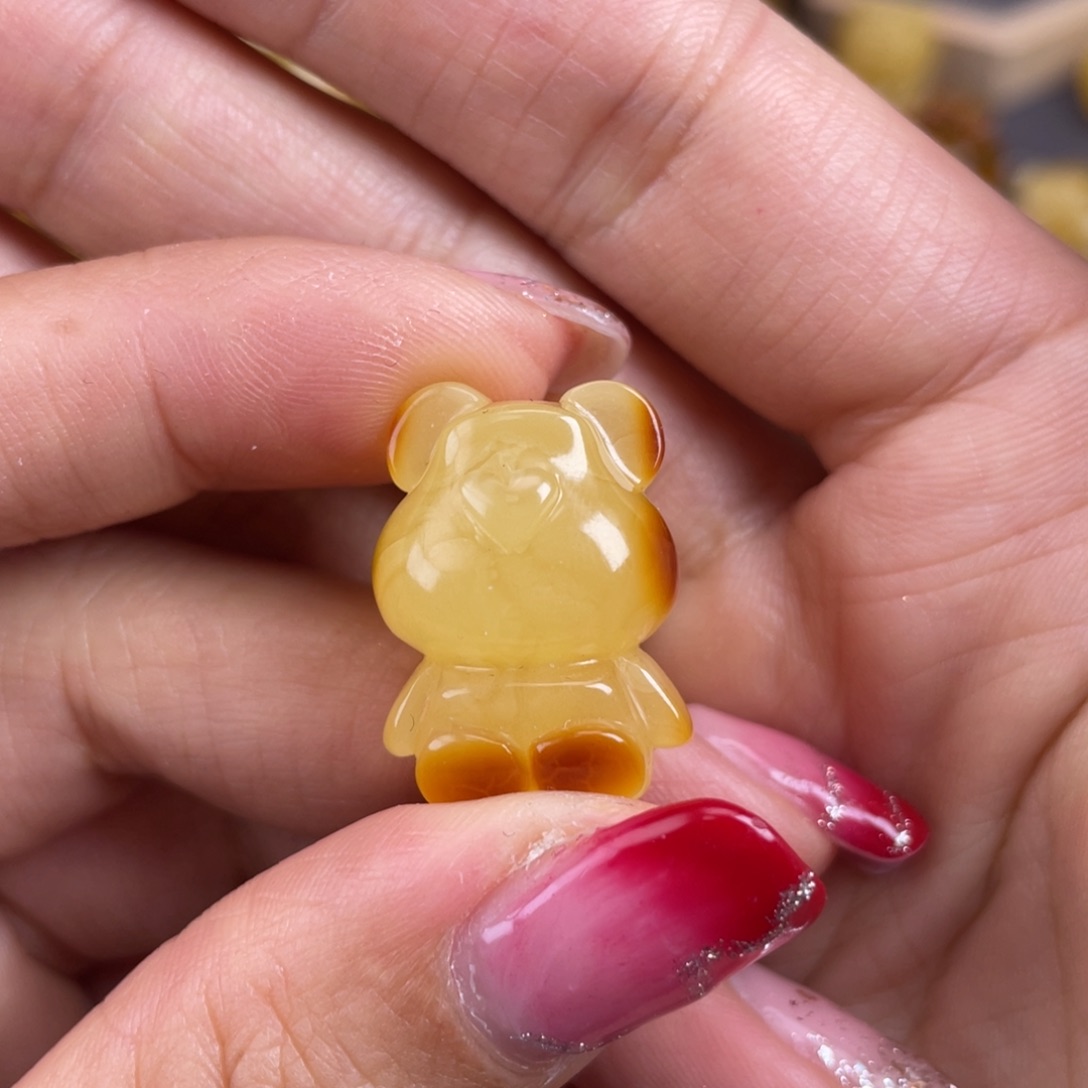 琥珀裸石未镶嵌蜜蜡