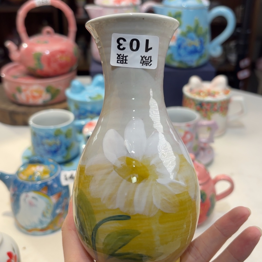 景德镇手绘高温釉下彩陶瓷茶具