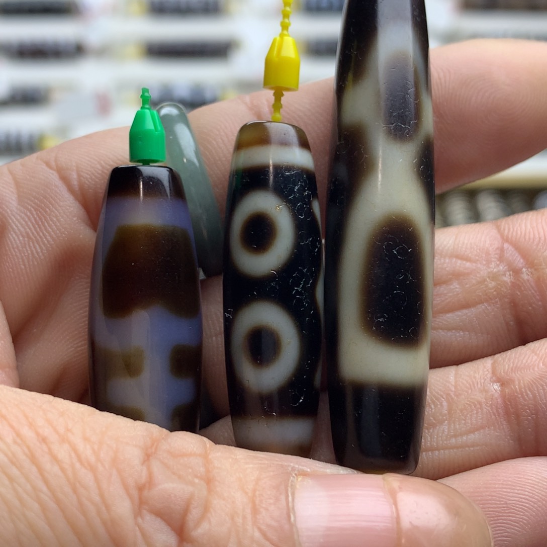 玛瑙/玉髓颈饰未镶嵌人工烧制玛瑙