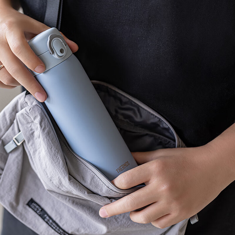 【A等品微瑕】膳魔师不锈钢弹跳保温杯灰绿TCMD-500S-MGN