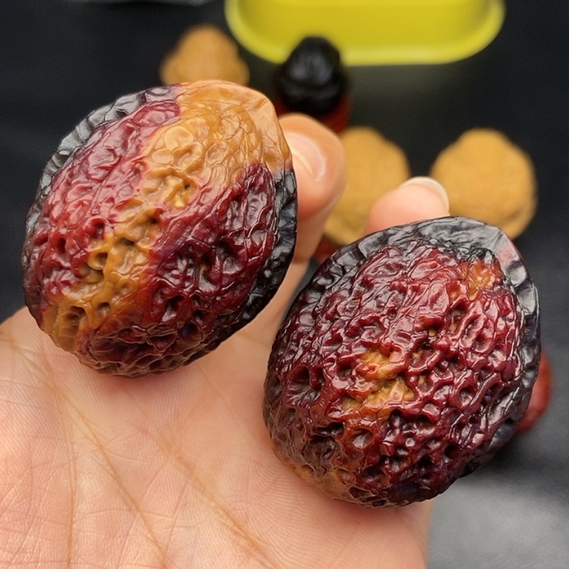 【闪购商品】把件文玩核桃38尺罗汉头53克