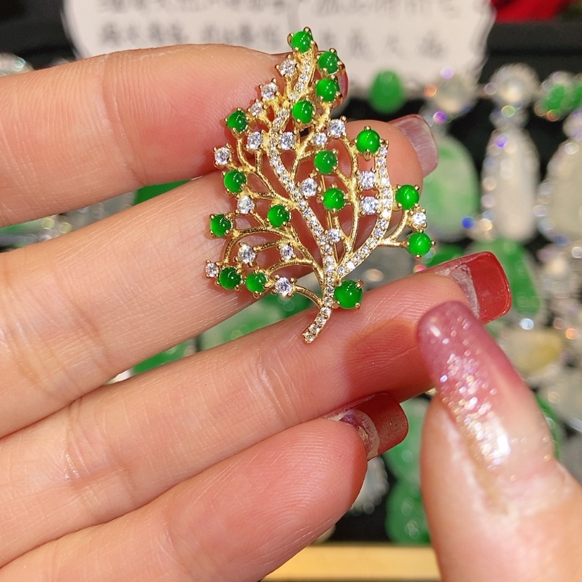 【闪购商品】颈饰未镶嵌翡翠天然翡翠