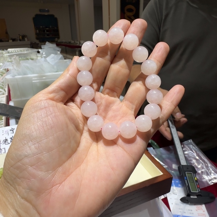 和田玉未镶嵌手链635