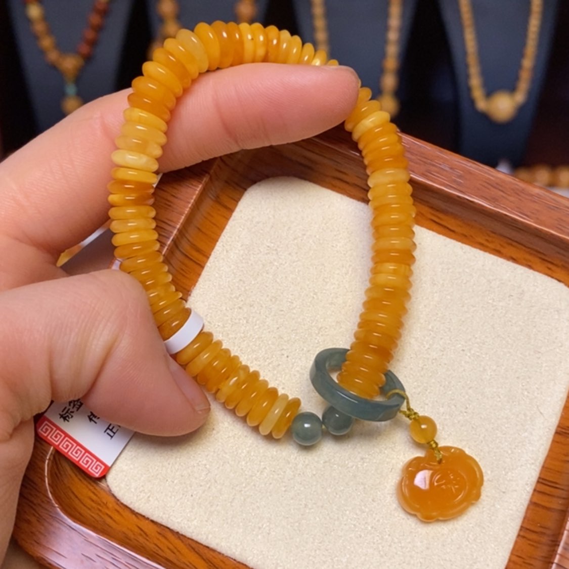 【闪购商品】蜜蜡手链未镶嵌手串