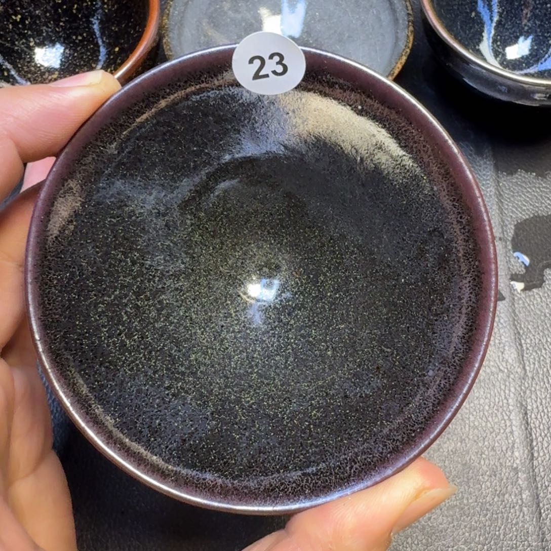 摆件古时茶器建窑建盏23