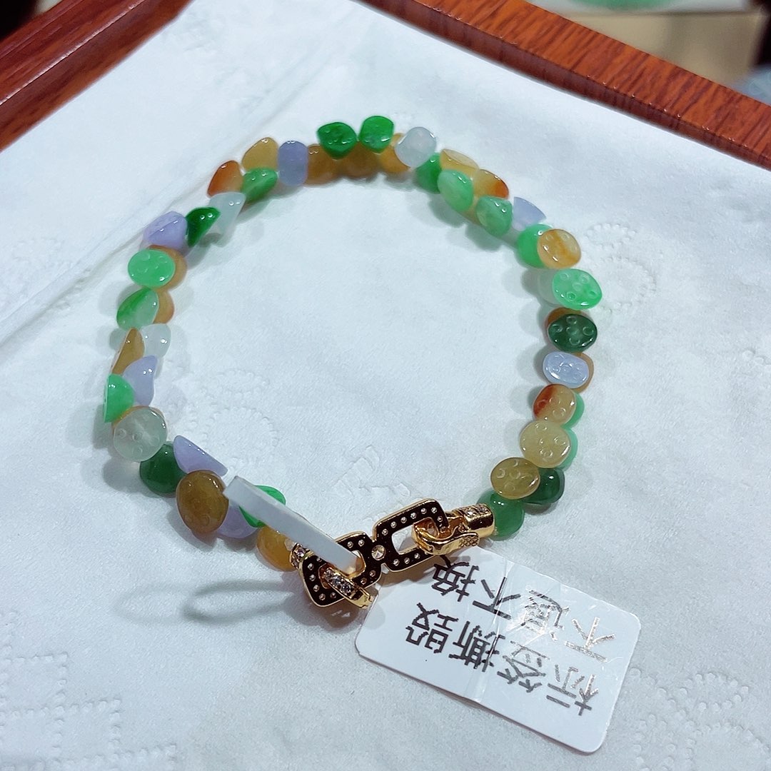 未镶嵌手链翡翠天然缅甸翡翠A货卡5.5