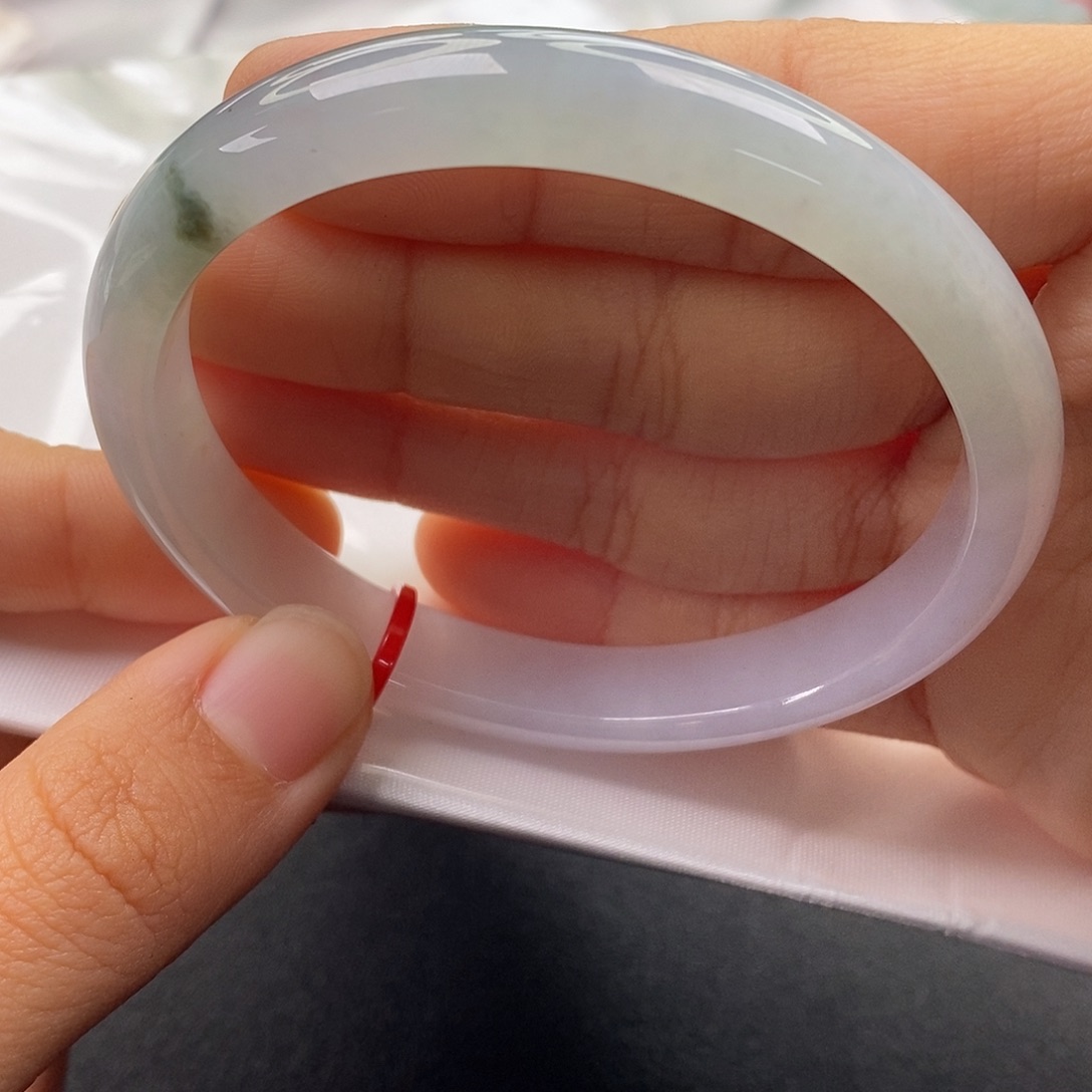 翡翠未镶嵌手镯（贵妃镯）58贵妃