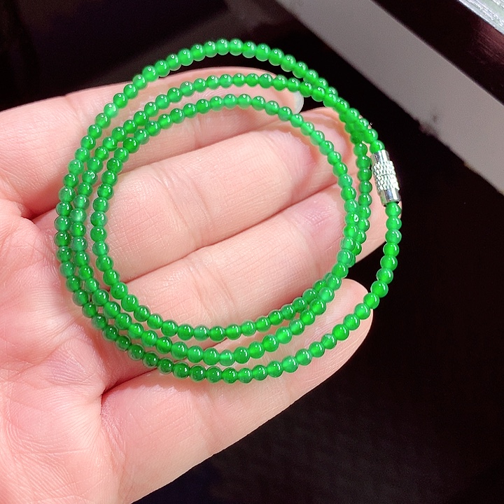 翡翠手链未镶嵌天然翡翠手链未镶嵌