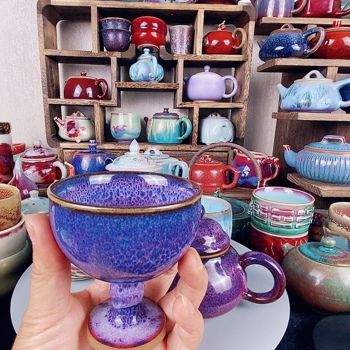 @****天中国神后钧瓷茶具