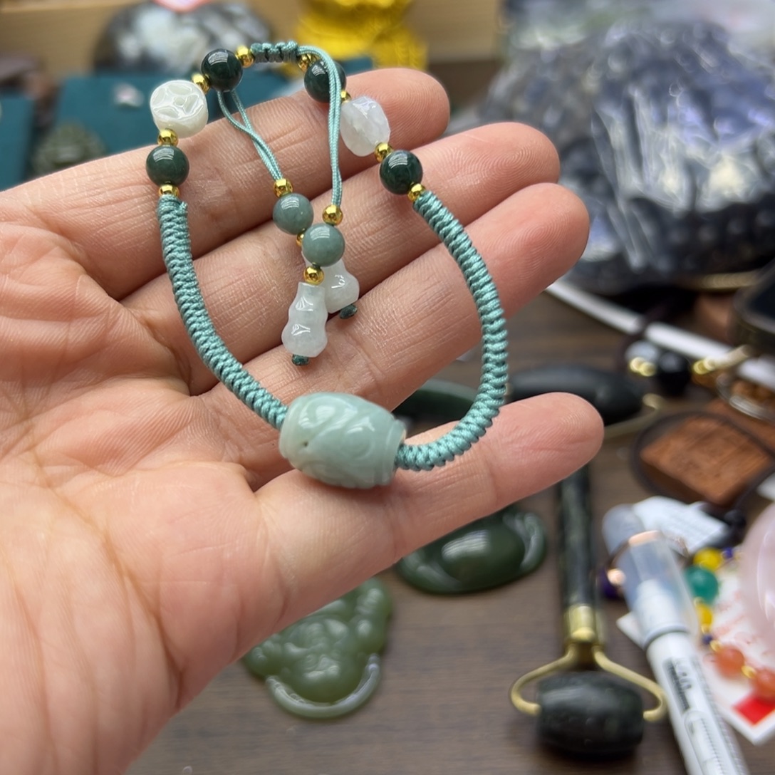 翡翠未镶嵌手绳247