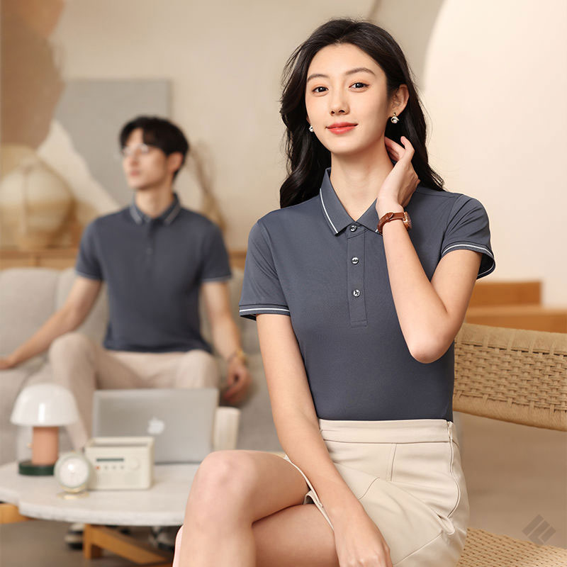 凡客易达Polo衫高弹力奢华冰凉透气短袖休闲显瘦百搭