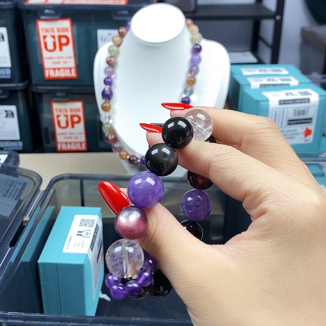 手链水晶银S925镶嵌