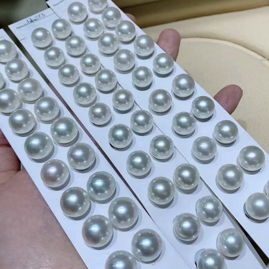 【裸珠定制】天然海水珍珠澳白单珠裸珠直播间选多样性发一