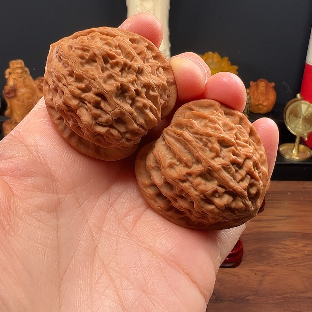 吊坠文玩核桃40全品金牛