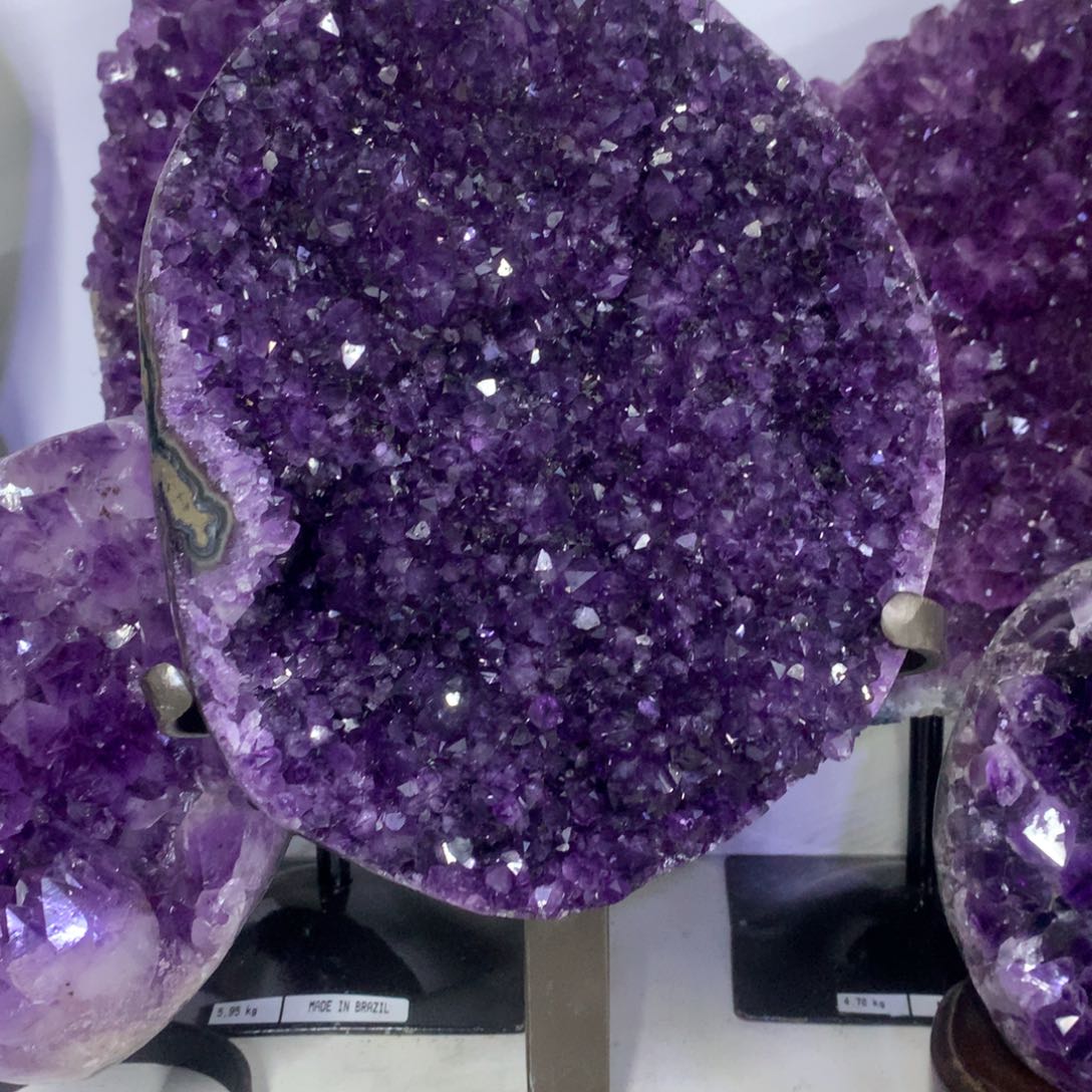 未镶嵌大型摆件（非配饰）紫晶小葛