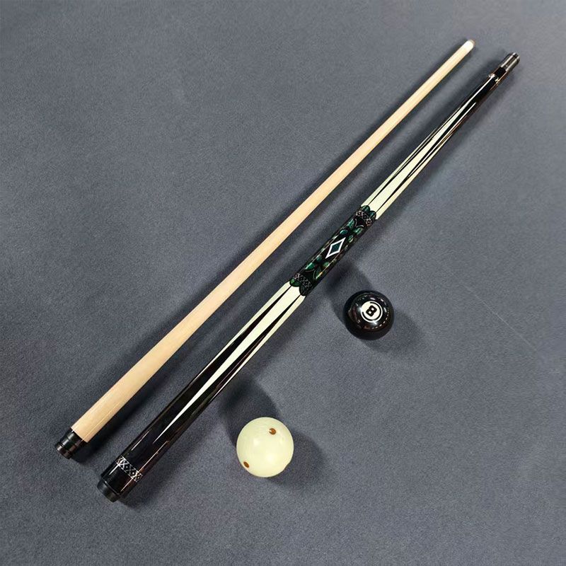 【特价链接】美式慢八牙1/2分体大头台球杆适用于中式斯诺克中八