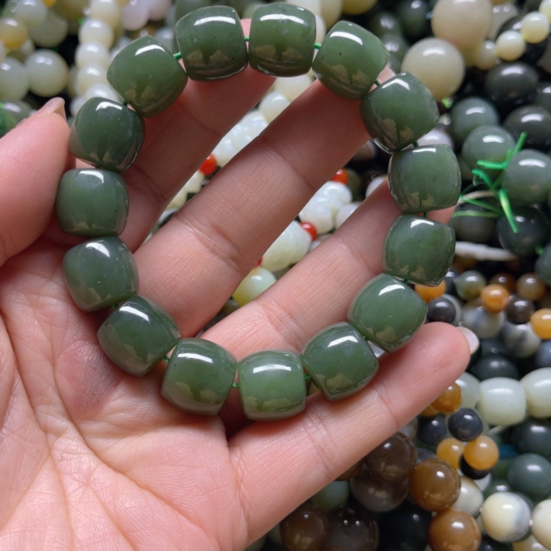 和田玉手链未镶嵌