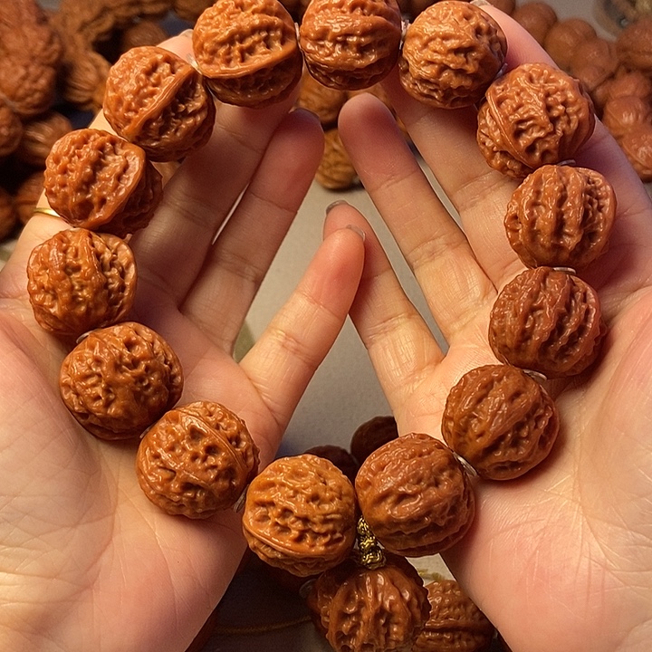 文玩核桃手串珊瑚纹