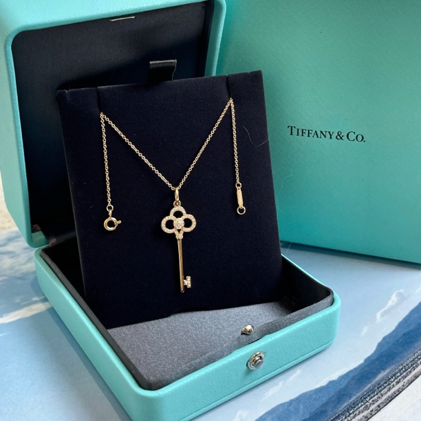 99新 Tiffany & Co./蒂芙尼 钥匙项链中号89719680/代卖服务/12期