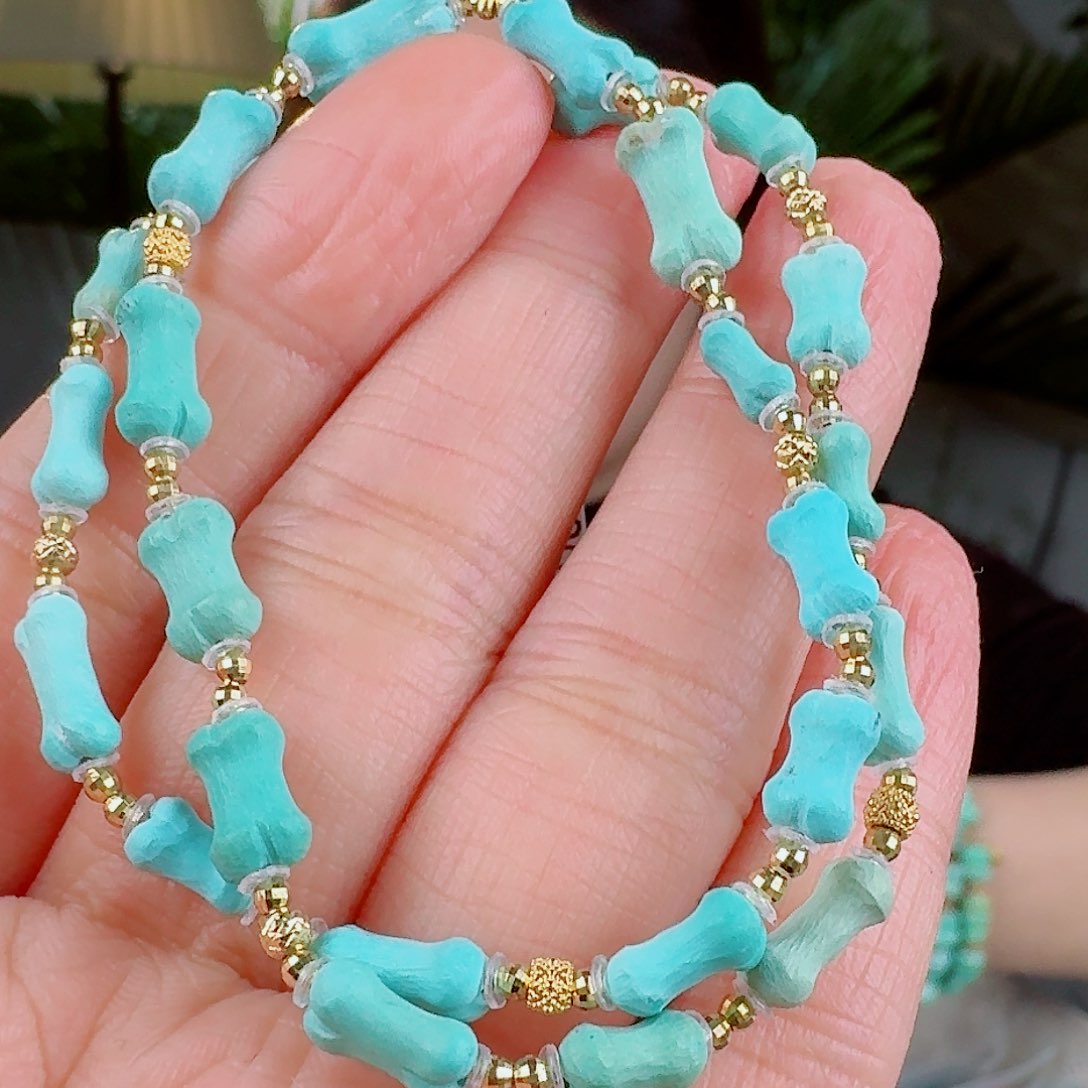 绿松石珠宝奇石未镶嵌