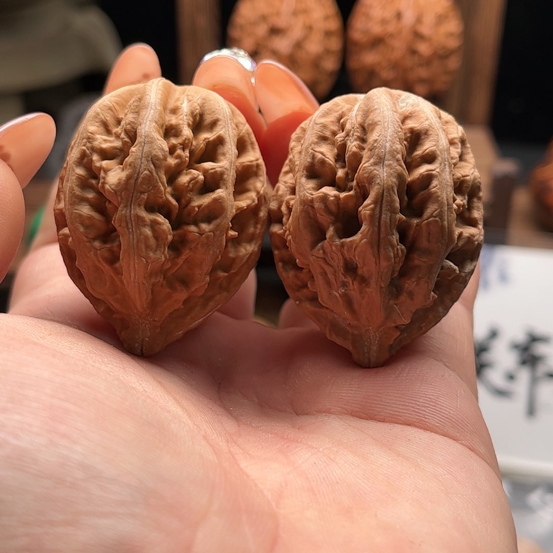 文玩核桃把件关东木子家楸大胖32