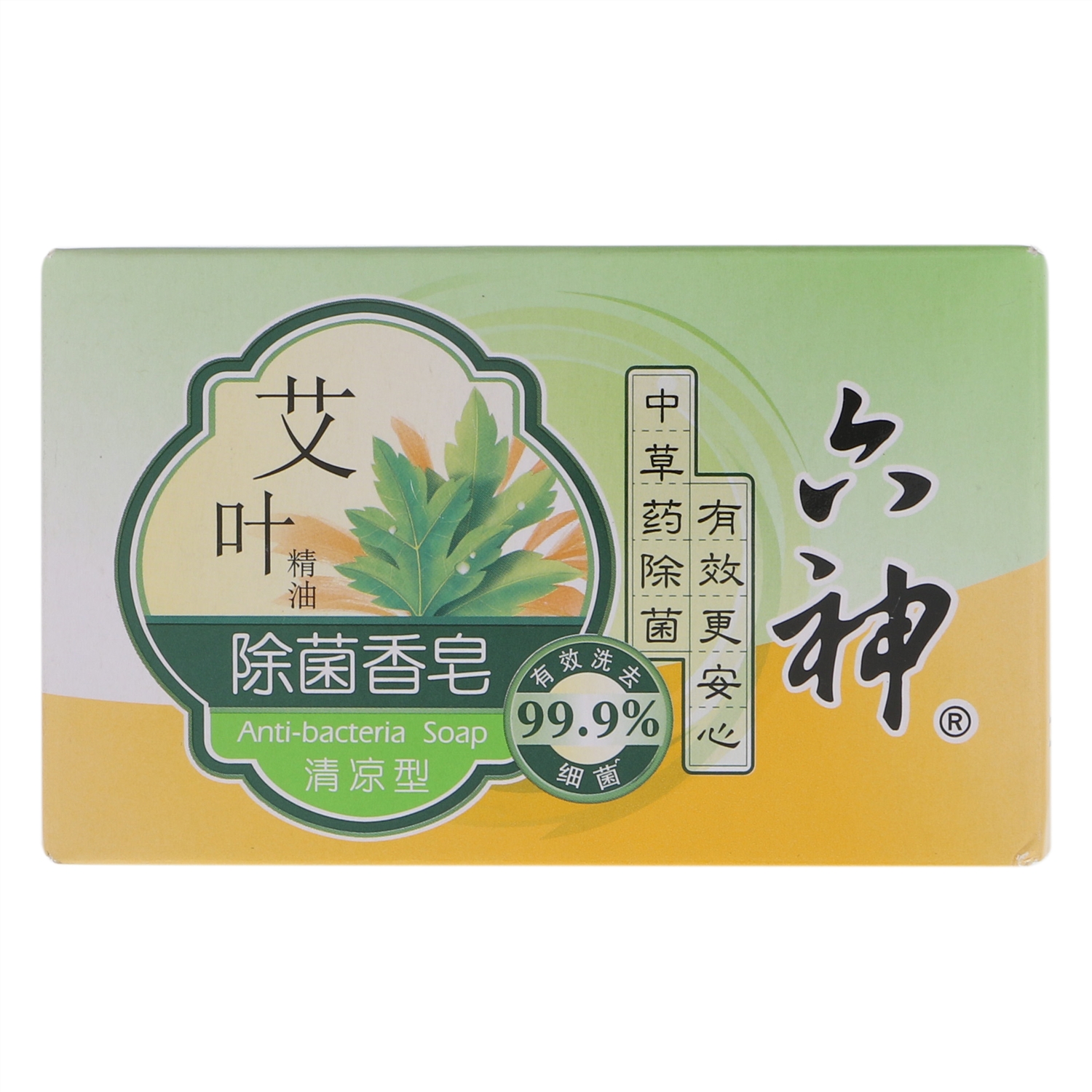 Liushen/六神除菌香皂花色 艾叶原香型 125g
