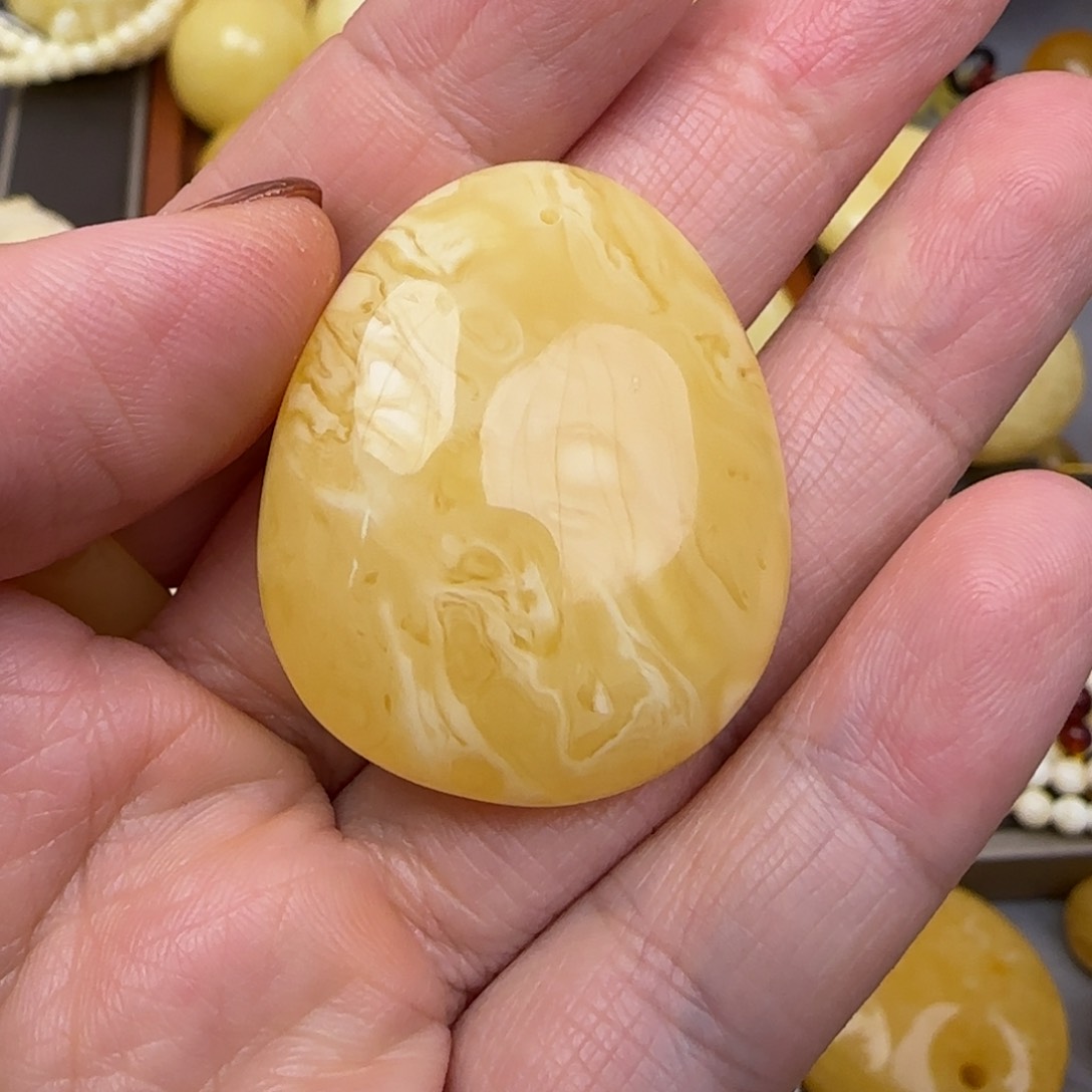 蜜蜡颈饰未镶嵌天然蜜蜡