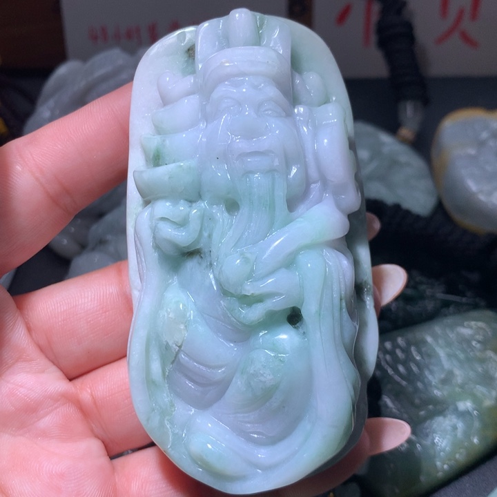 翡翠未镶嵌颈饰保真天然A货翡翠