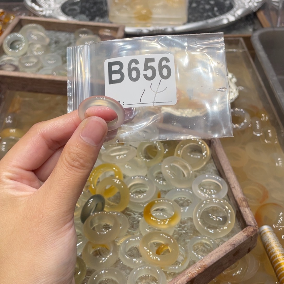 玛瑙/玉髓未镶嵌戒指656