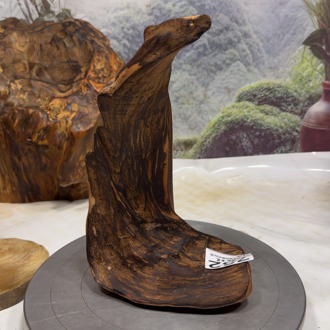 孙***）木清凉薄荷药香随型摆件，土埋老料自然香韵造型独特