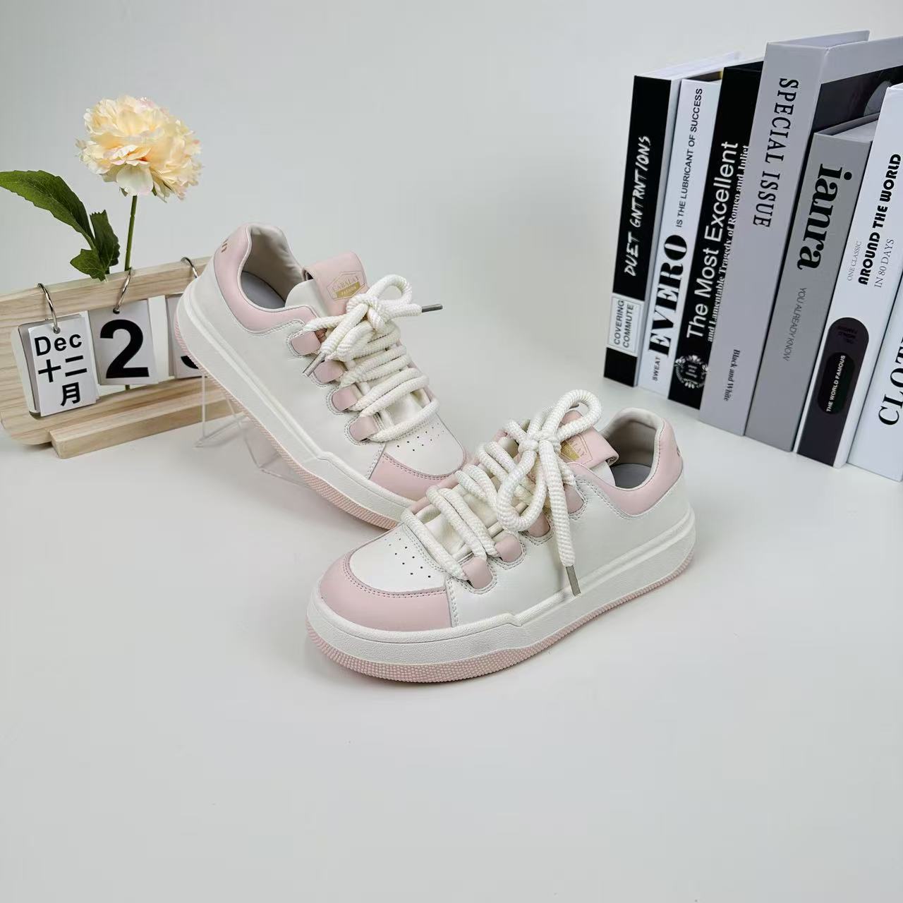 小强家女鞋  时尚百搭潮流小白鞋（A222-10-2）（C331133286-08）