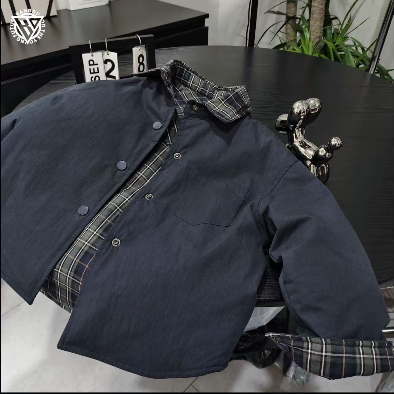 双面穿冬款2025男女同款休闲加棉外套