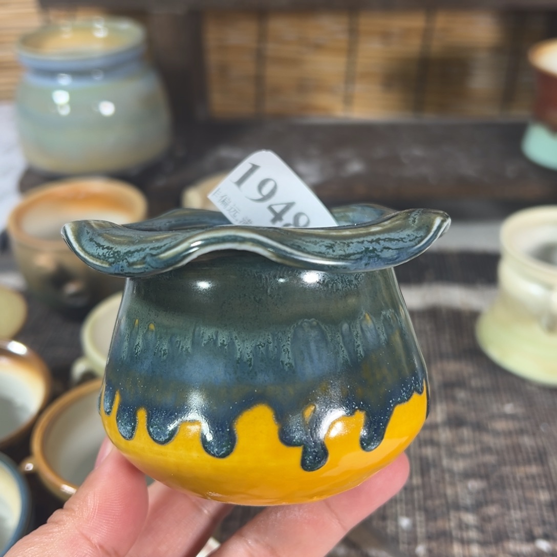 红陶景德镇手工花盆