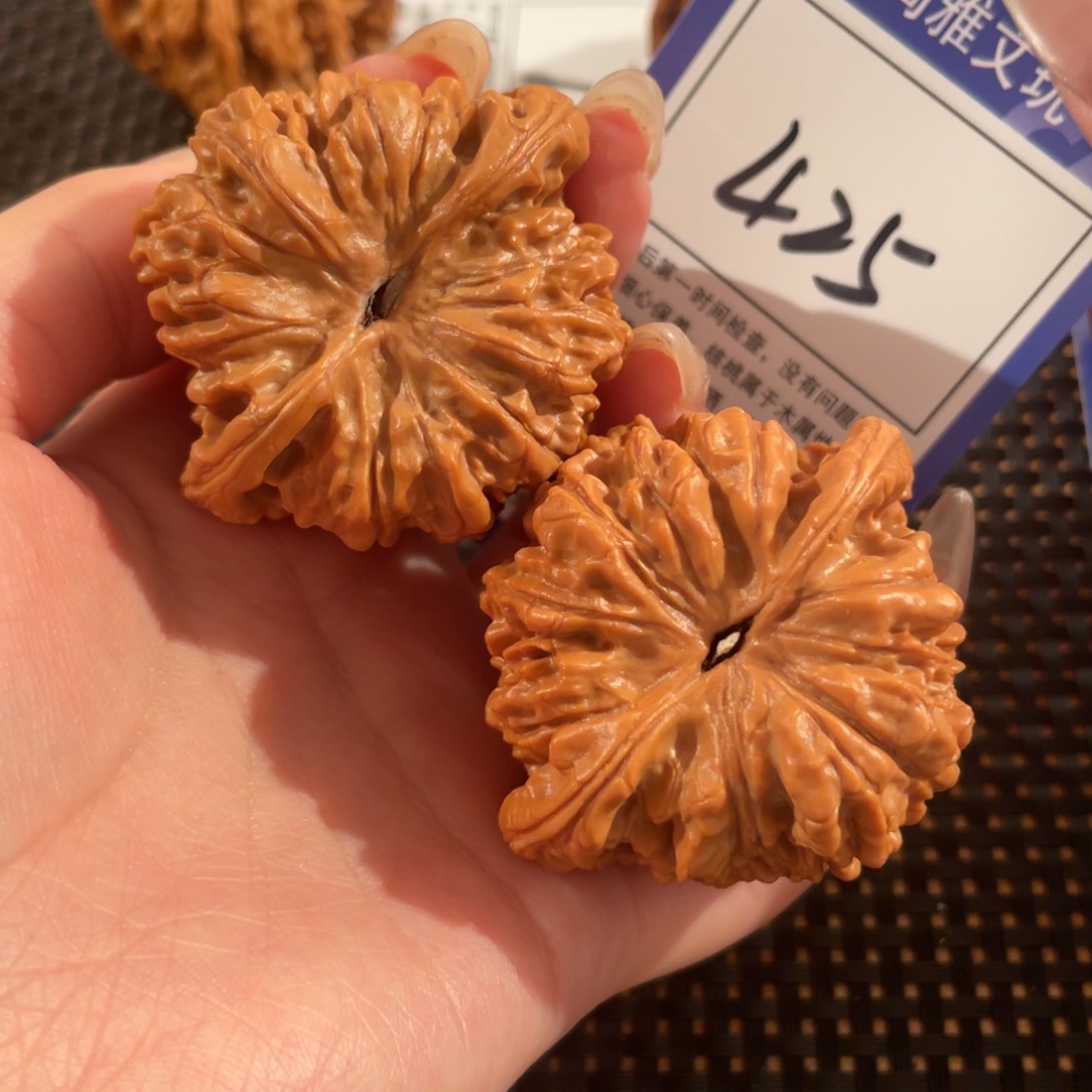 文玩核桃把件425号50尺官帽