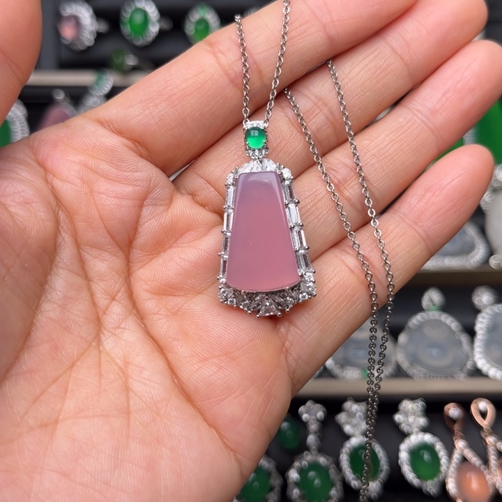 玛瑙/玉髓合金颈饰