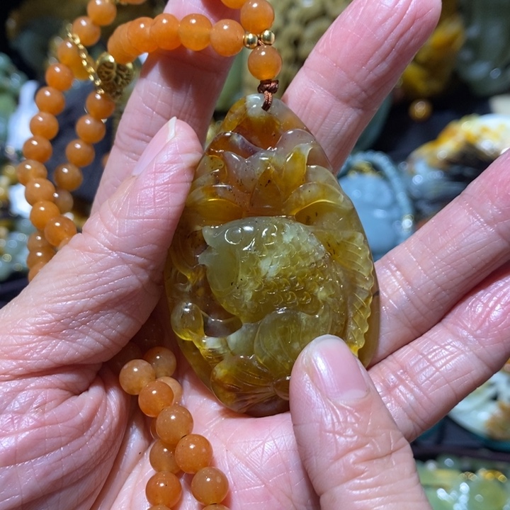 岫玉岫玉吊坠未镶嵌