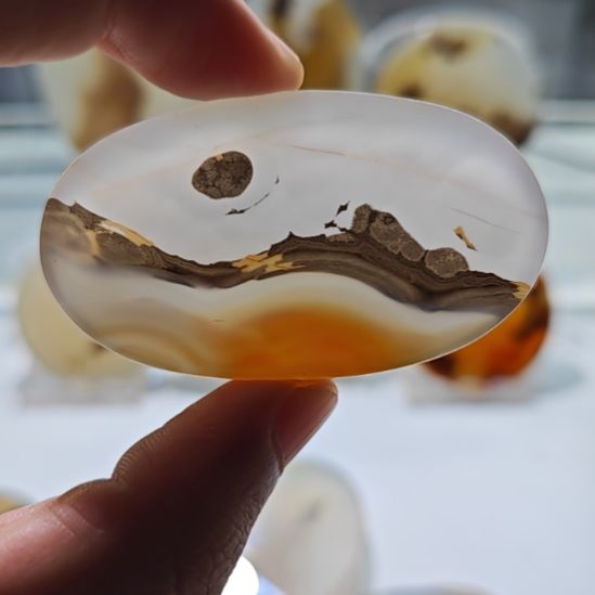 玛瑙/玉髓未镶嵌吊坠(不含链)7号