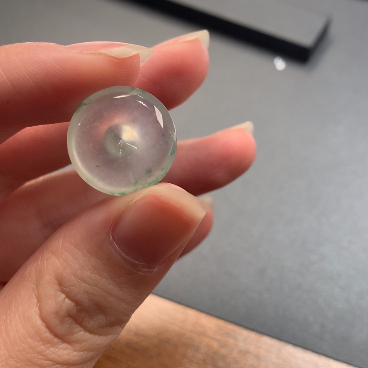 【闪购商品】翡翠颈饰未镶嵌亦*平安扣，买断不退不换！